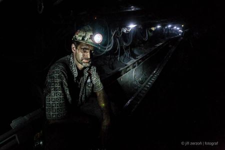 2014, OKD Důl Karviná – portrét horníka Dolu Karviná, foceno pro Hospodářské noviny