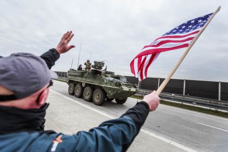 2015, průjezd konvoje Dragounů přes území ČR, Bohumín – zadavatel: MF Dnes