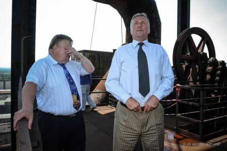 2008, Miroslav Topolánek na Vysoké peci č.1 – zadavatel: Vítkovice Machinery Group