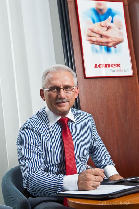 2012, Rudolf Gregořica – portrét ředitele společnosti Lanex, foceno pro Lanex